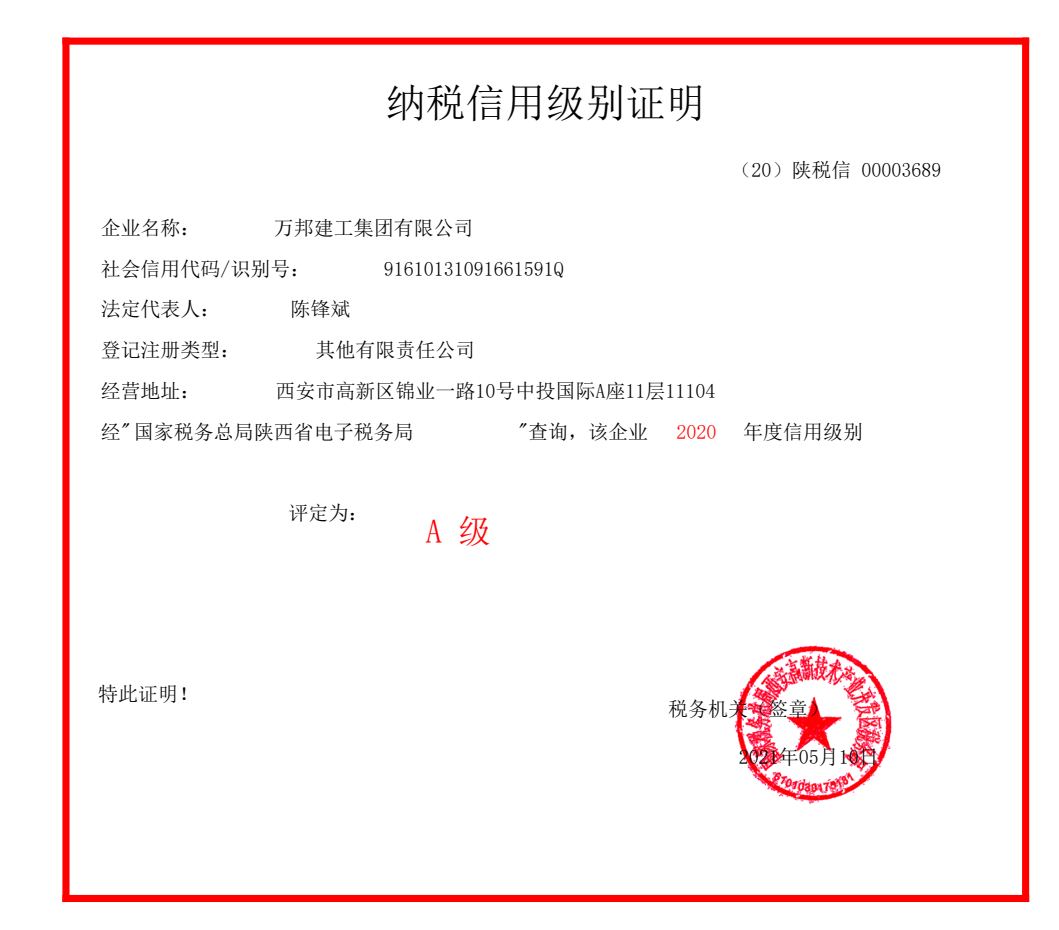 A級證書